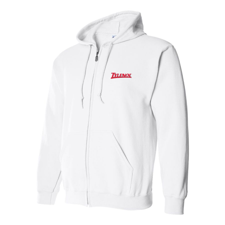 Men's Tylenol  Logo Zipper Hoodie