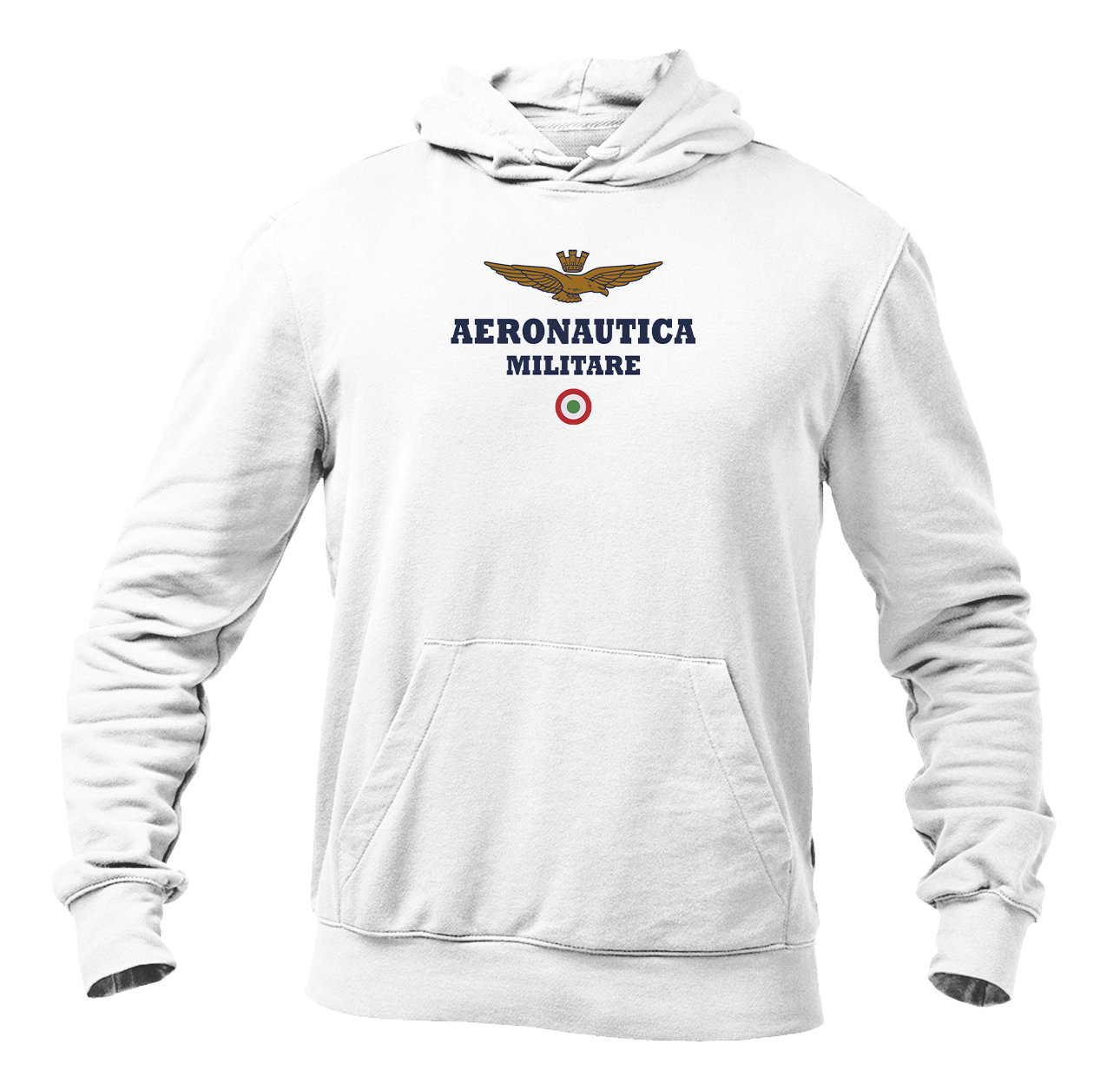 Men's Aeronautica Militare Logo Pullover Hoodie