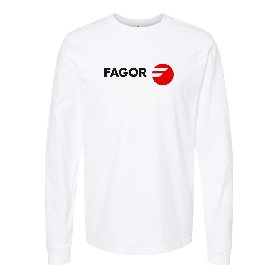 Men's Fagor Logo Cotton Long Sleeve T-Shirt