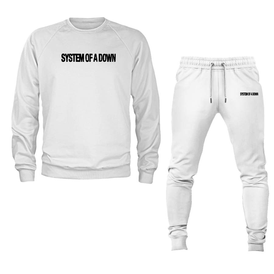 Men's System Of A Down Crewneck Sweatshirt Joggers Suit
