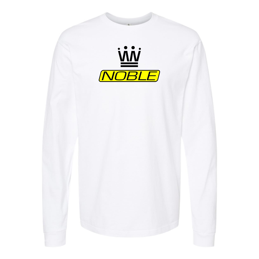 Men's Noble Logo Cotton Long Sleeve T-Shirt