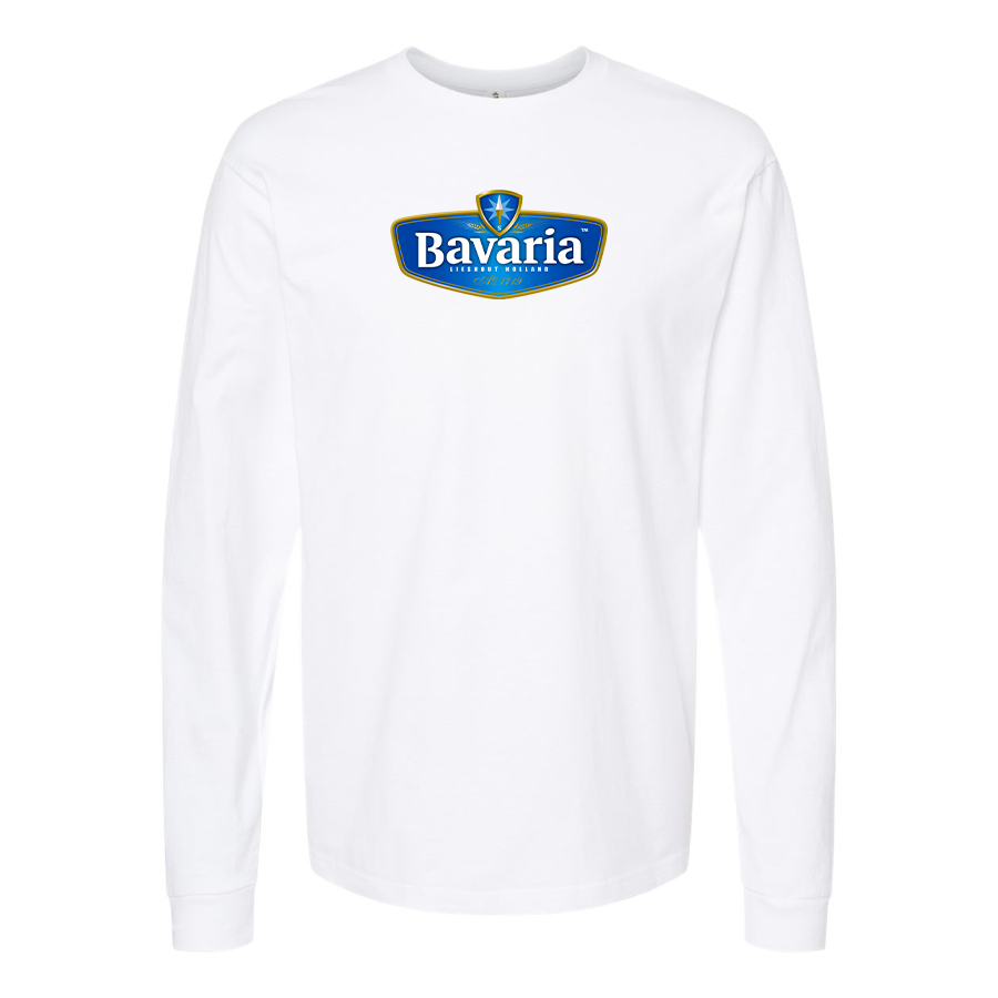 Men's Bavaria Logo Cotton Long Sleeve T-Shirt