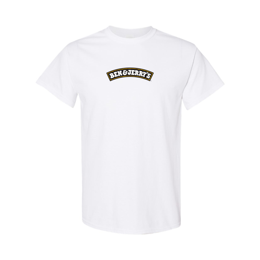 Men's Ben and Jerrys Logo Cotton T-Shirt