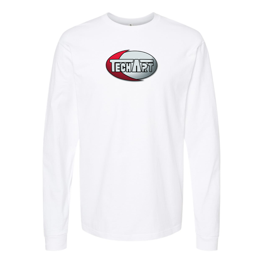 Men's TechArt Logo Cotton Long Sleeve T-Shirt