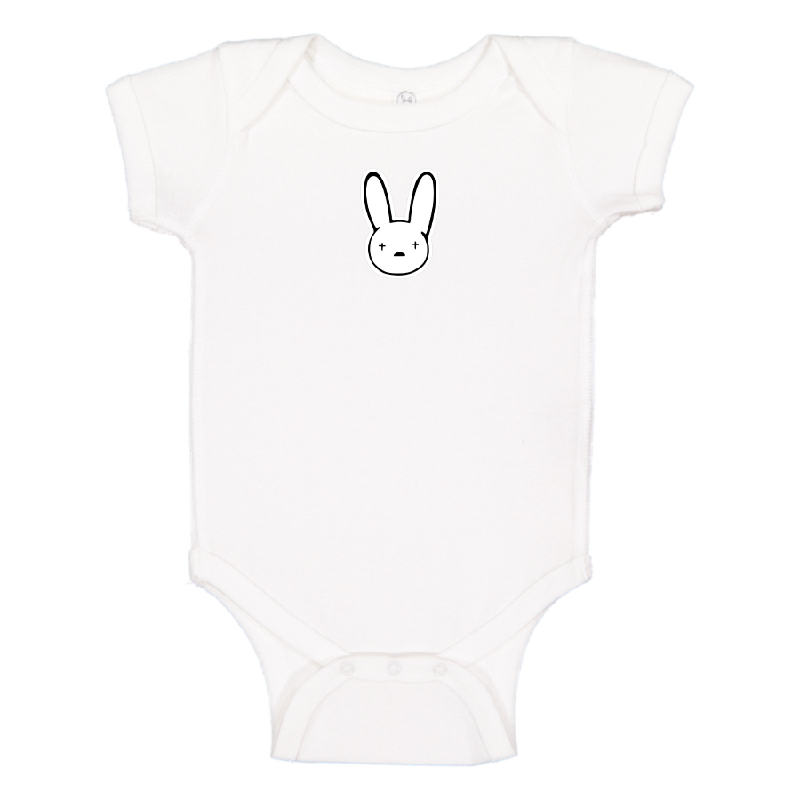 Bad Bunny Logo Baby Onesie Romper