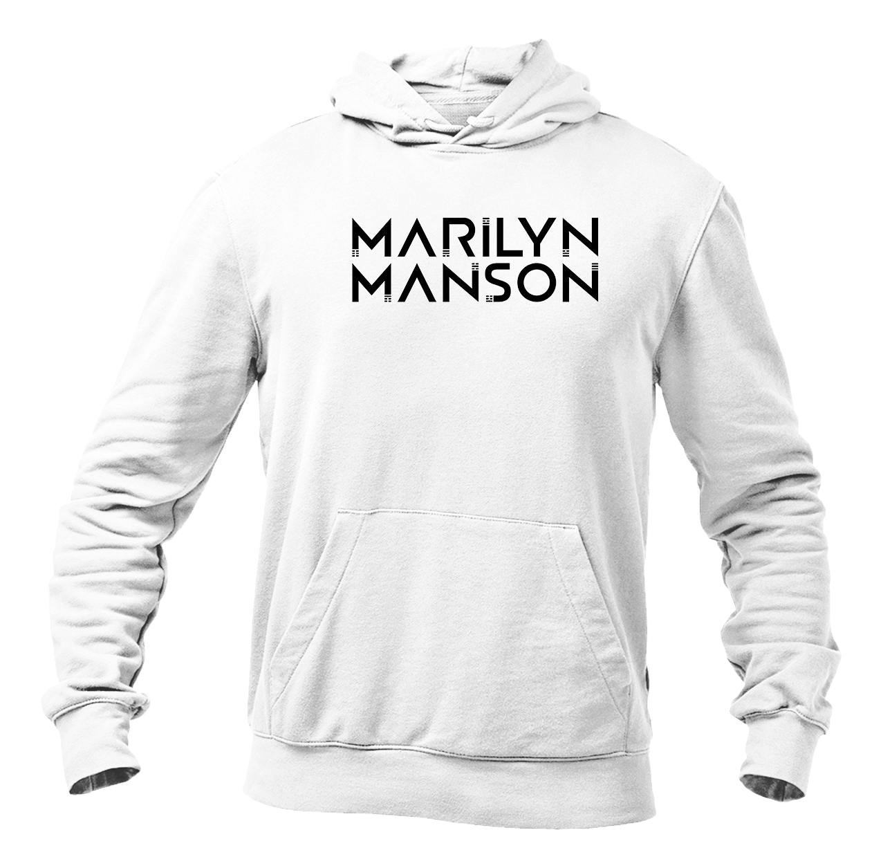 Men's Marilyn Manson Logo Pullover Hoodie