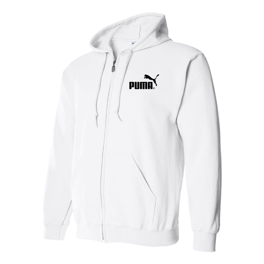 Men's Puma Logo Zipper Hoodie