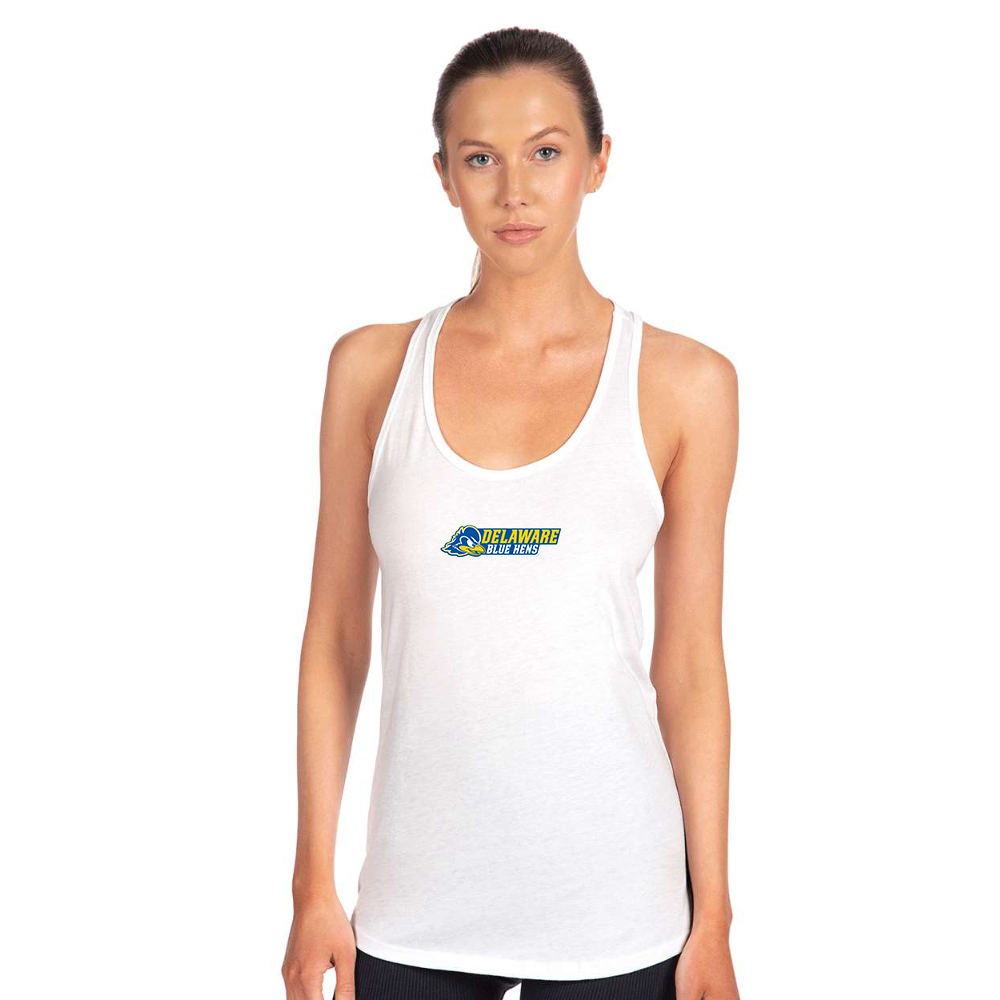 Women's  Delaware Blue Hens Next Level Ideal Racerback Tank