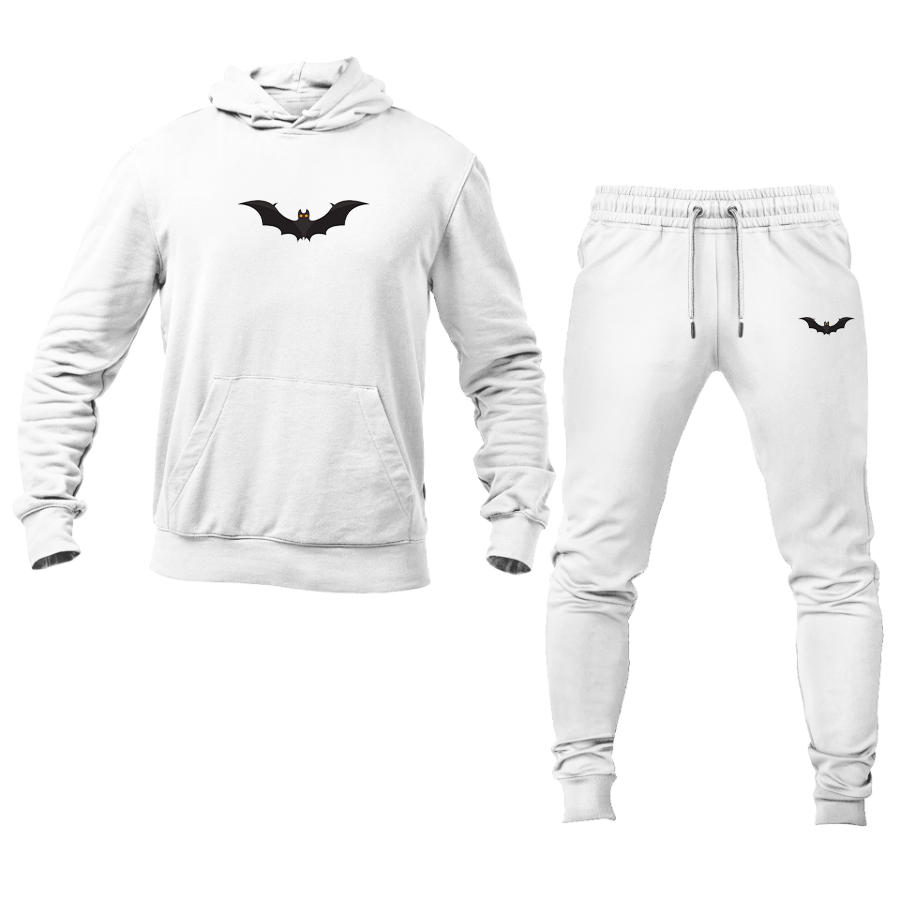 Men's Bat-Emoji Logo Hoodie Joggers Set