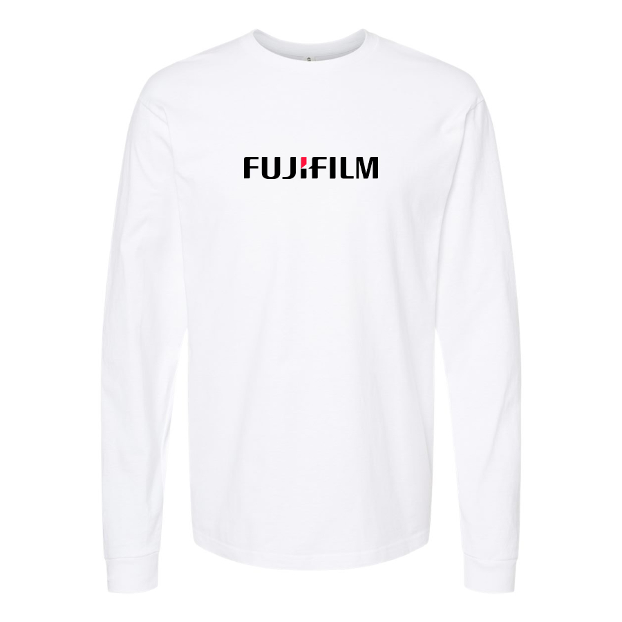 Men's Fujifilm Logo Cotton Long Sleeve T-Shirt