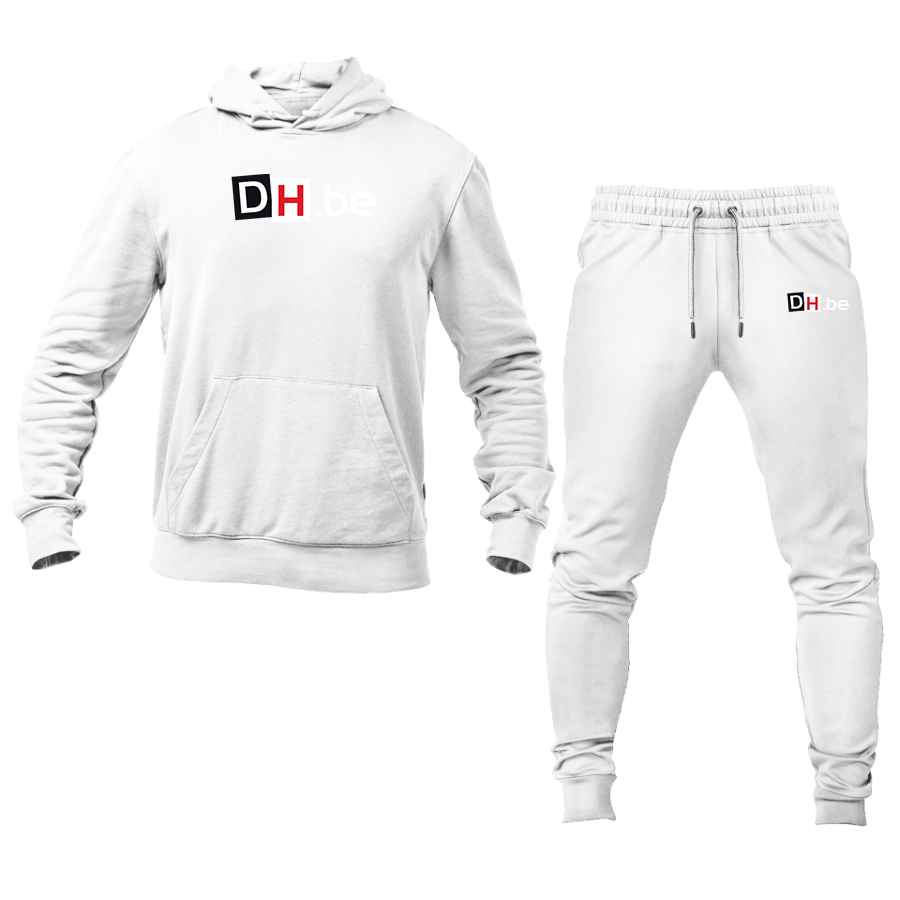 Men's DH Derniere Heure  Logo  Hoodie Joggers Set