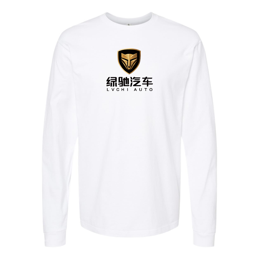 Men's Lvchi Logo Cotton Long Sleeve T-Shirt