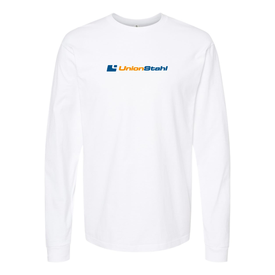 Men's UnionStahl Logo Cotton Long Sleeve T-Shirt