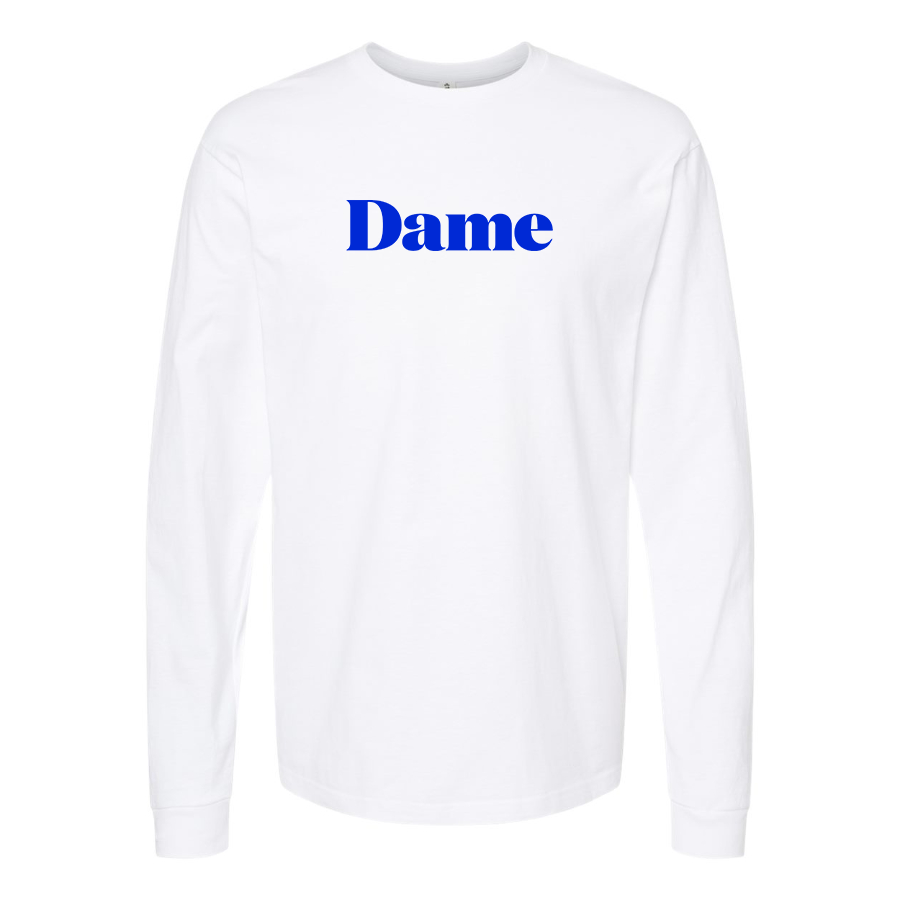 Men's Dame Products  Logo Cotton Long Sleeve T-Shirt