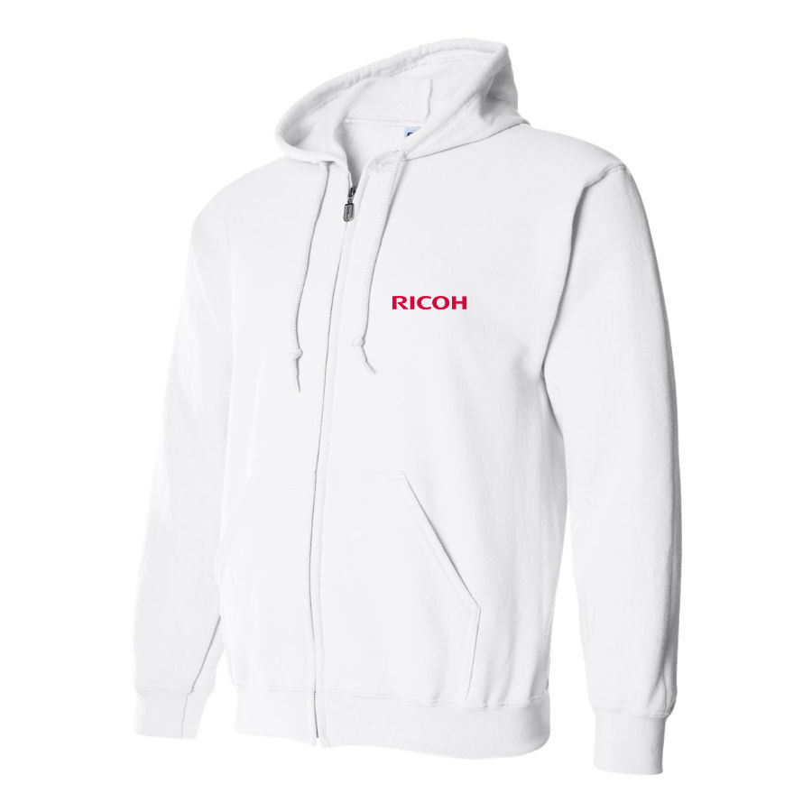 Men's Ricoh Logo Zipper Hoodie