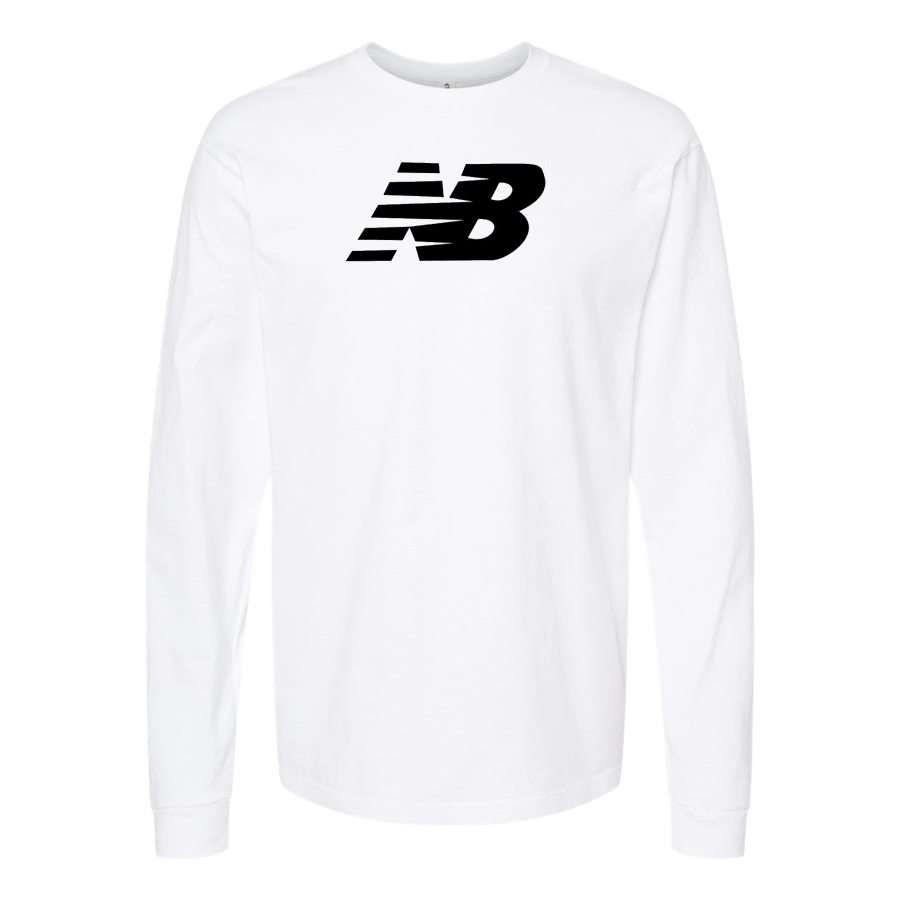 Men's New Balance Logo  Cotton Long Sleeve T-Shirt