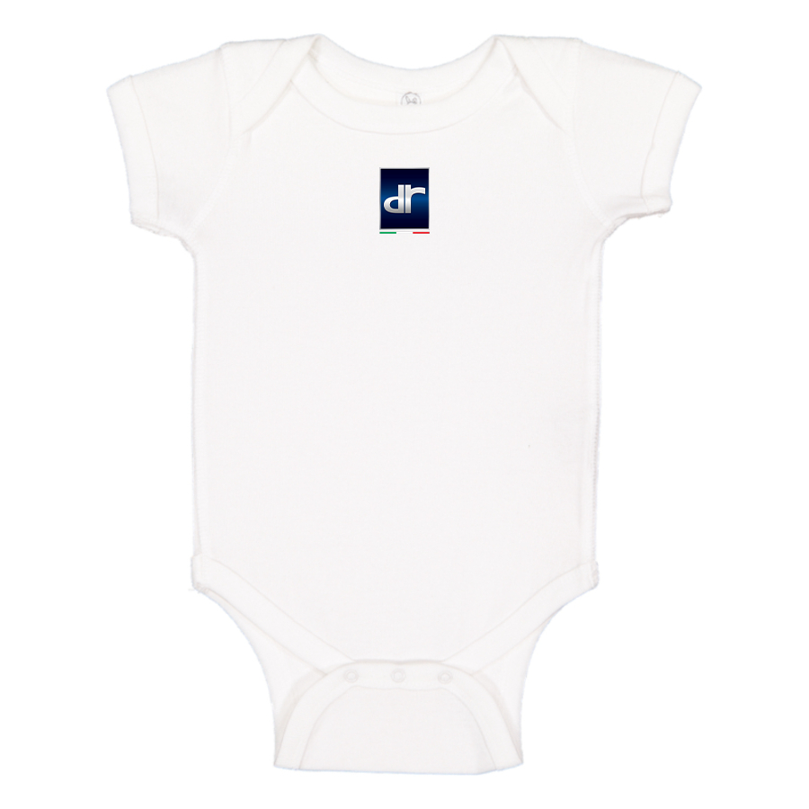 DR Automobiles Logo Baby Onesie Romper
