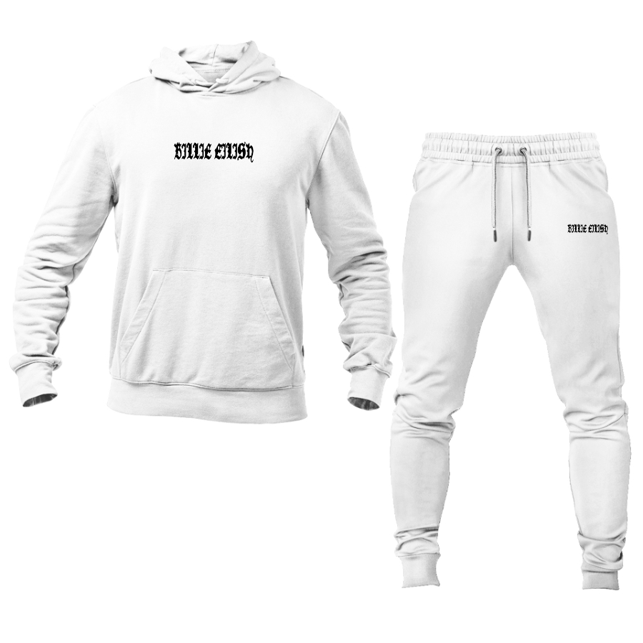 Men's Billie Eilish  Logo Hoodie Joggers Set