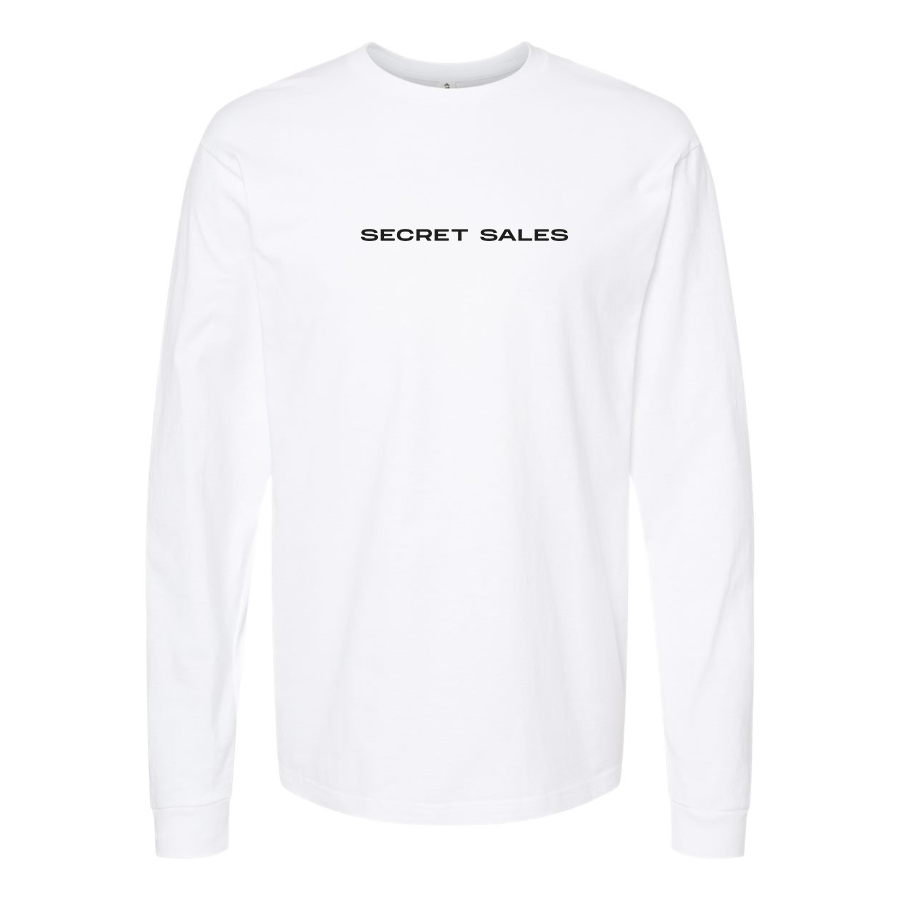 Men's Secret Sales Logo Cotton Long Sleeve T-Shirt