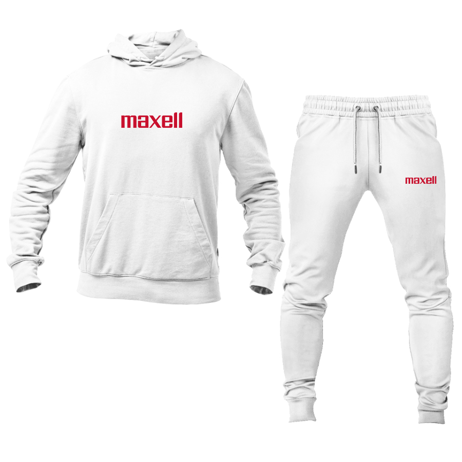 Men's Maxell Logo Hoodie Joggers Set