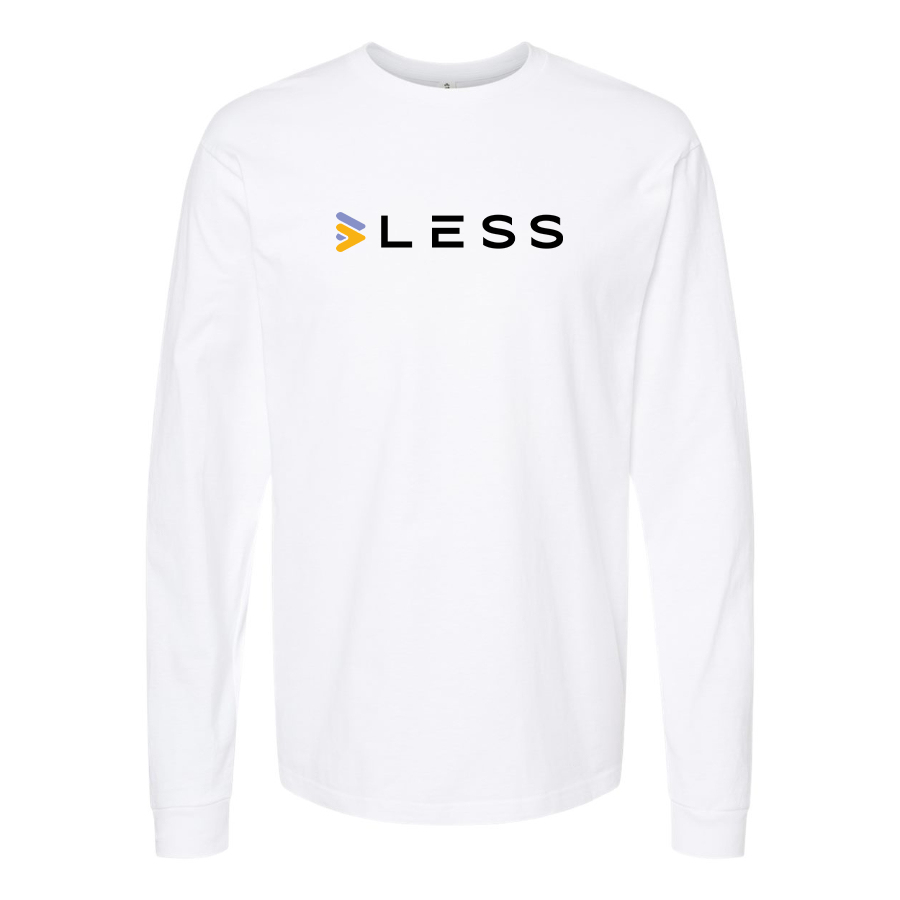 Men's LOGO LESS Logo Cotton Long Sleeve T-Shirt