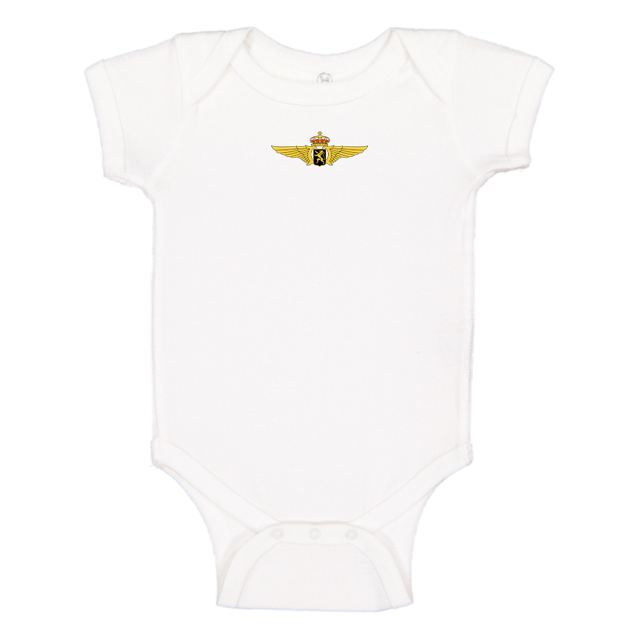 Belgian Air Force  Logo Baby Onesie Romper