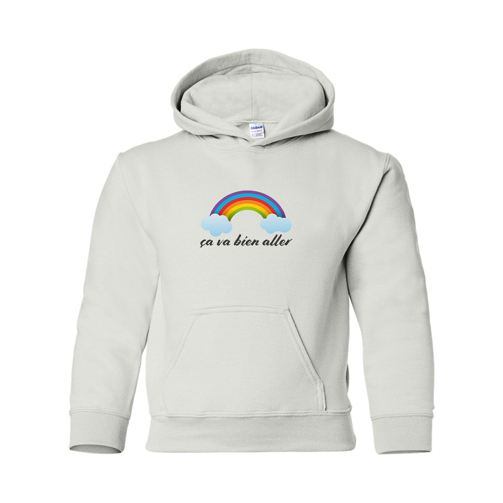 Youth Ça va bien aller Gildan Heavy Blend  Hooded Sweatshirt