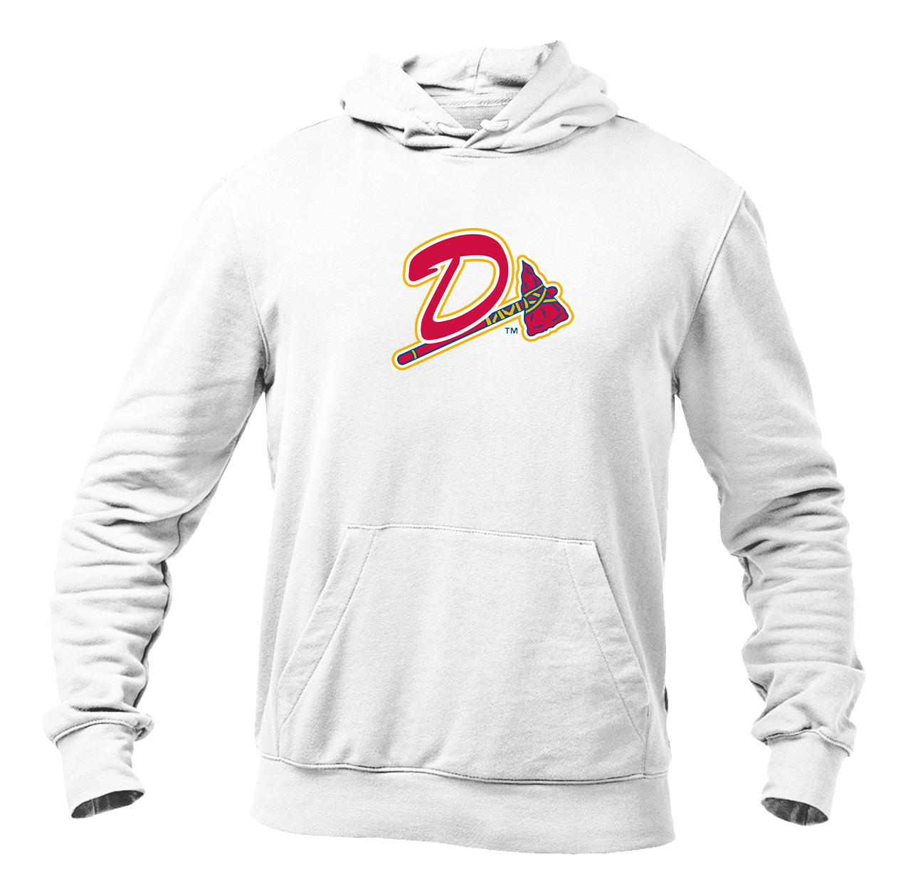 Men's Danville Braves Logo Pullover Hoodie