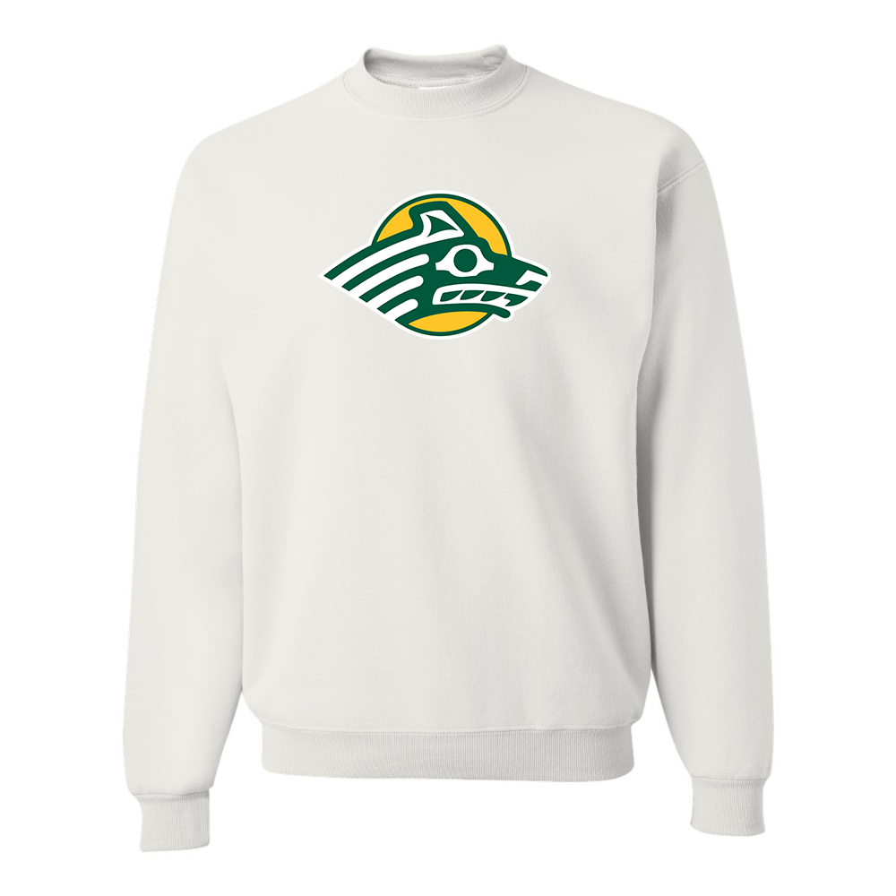 Men's Alaska Anchorage Seawolves   JERZEES NuBlend Crewneck Sweatshirt