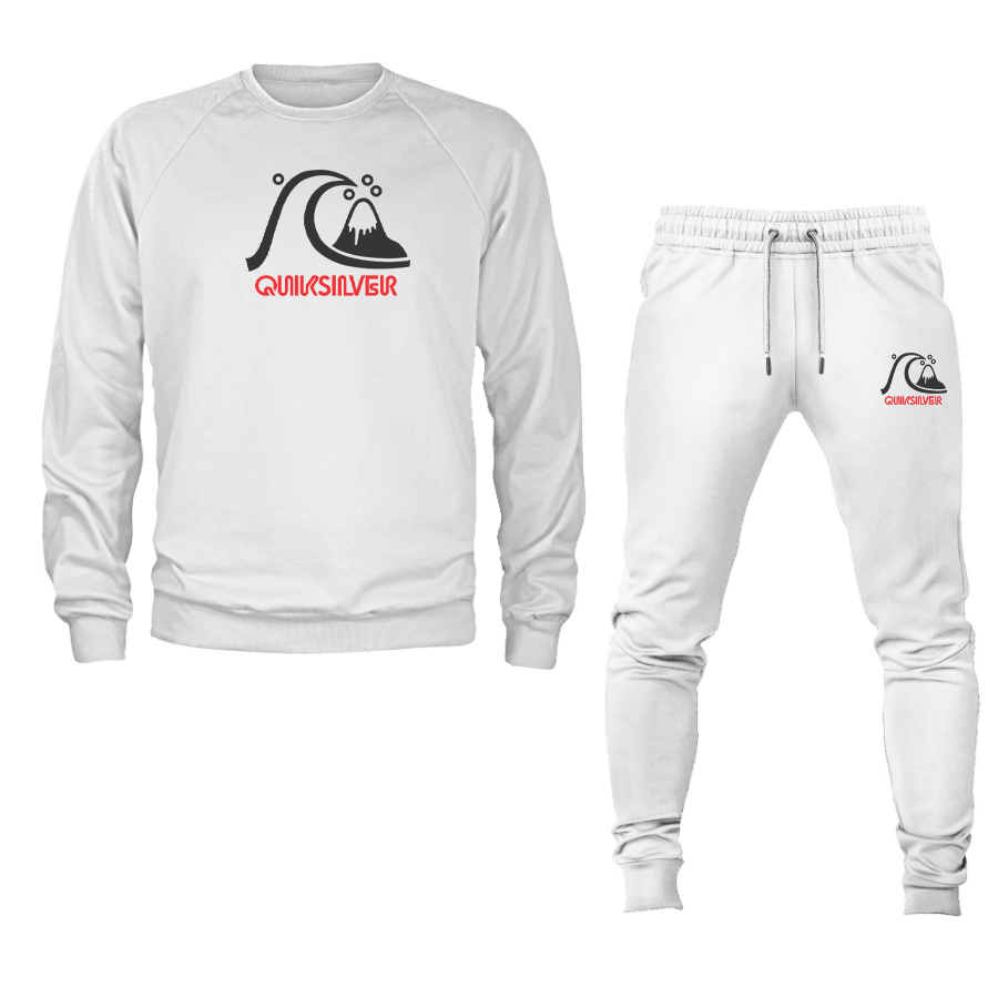 Men's Quicksilver Crewneck Sweatshirt Joggers Suit