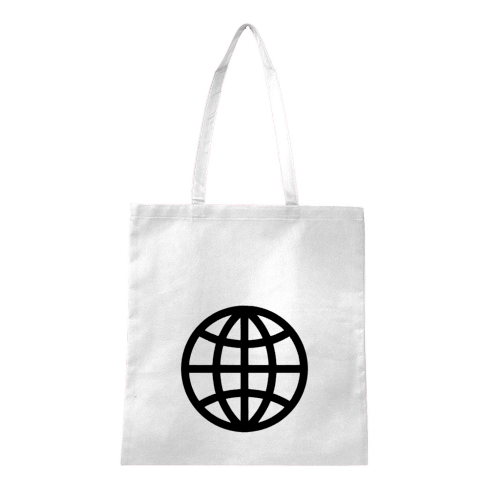Internet Globe  Q-Tees Non-Woven  Tote