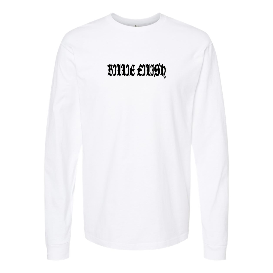 Men's Billie Eilish  Logo Cotton Long Sleeve T-Shirt