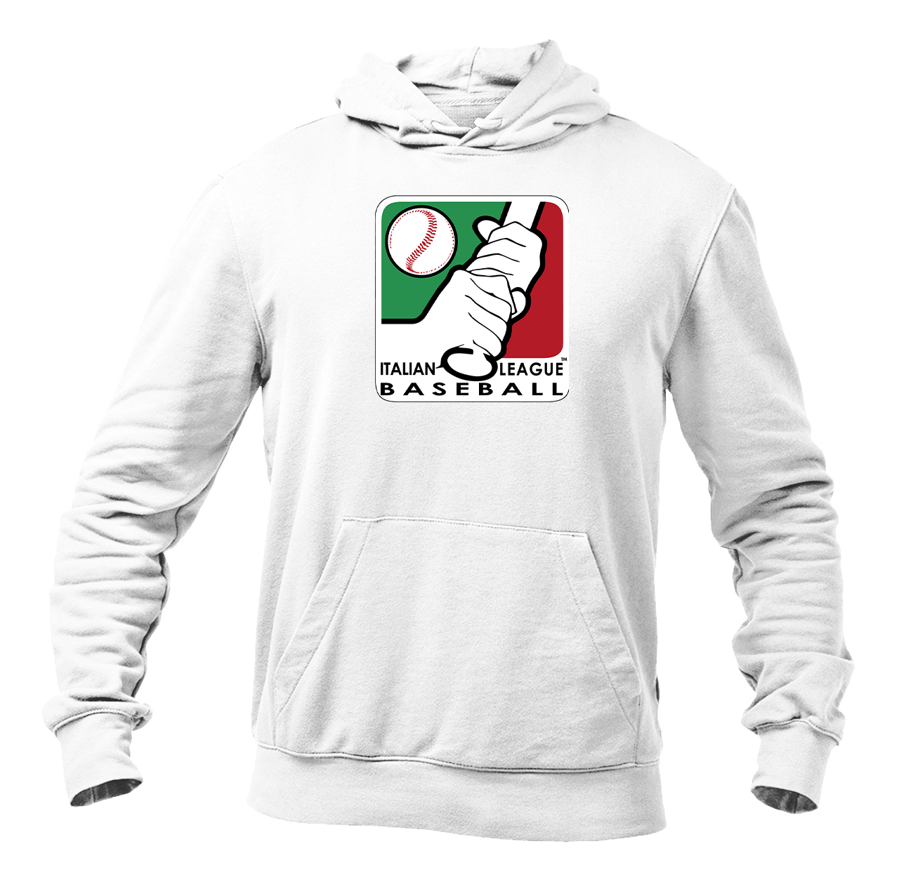 Men's Italian Baseball League Logo Pullover Hoodie
