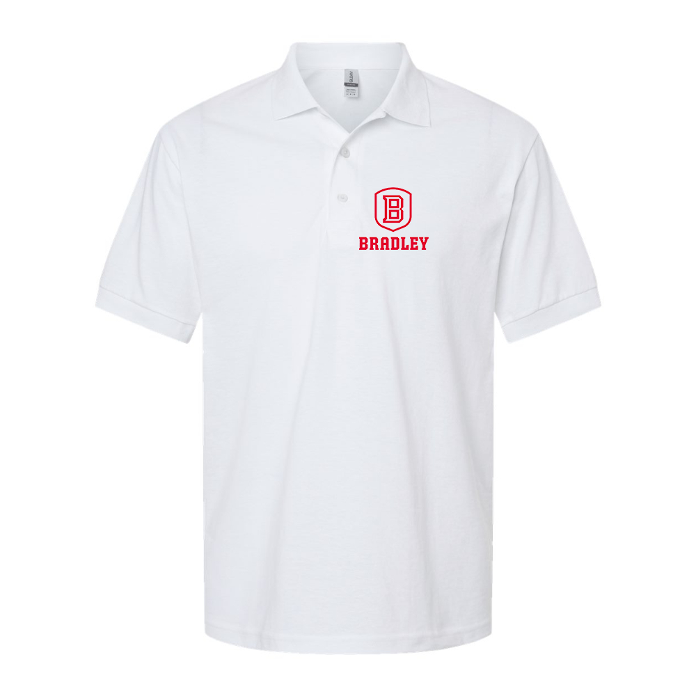Men's Bradley Braves Dry Blend Jersey Polo