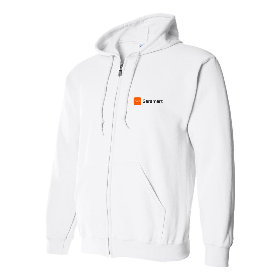 Men's Saramart Logo Zipper Hoodie