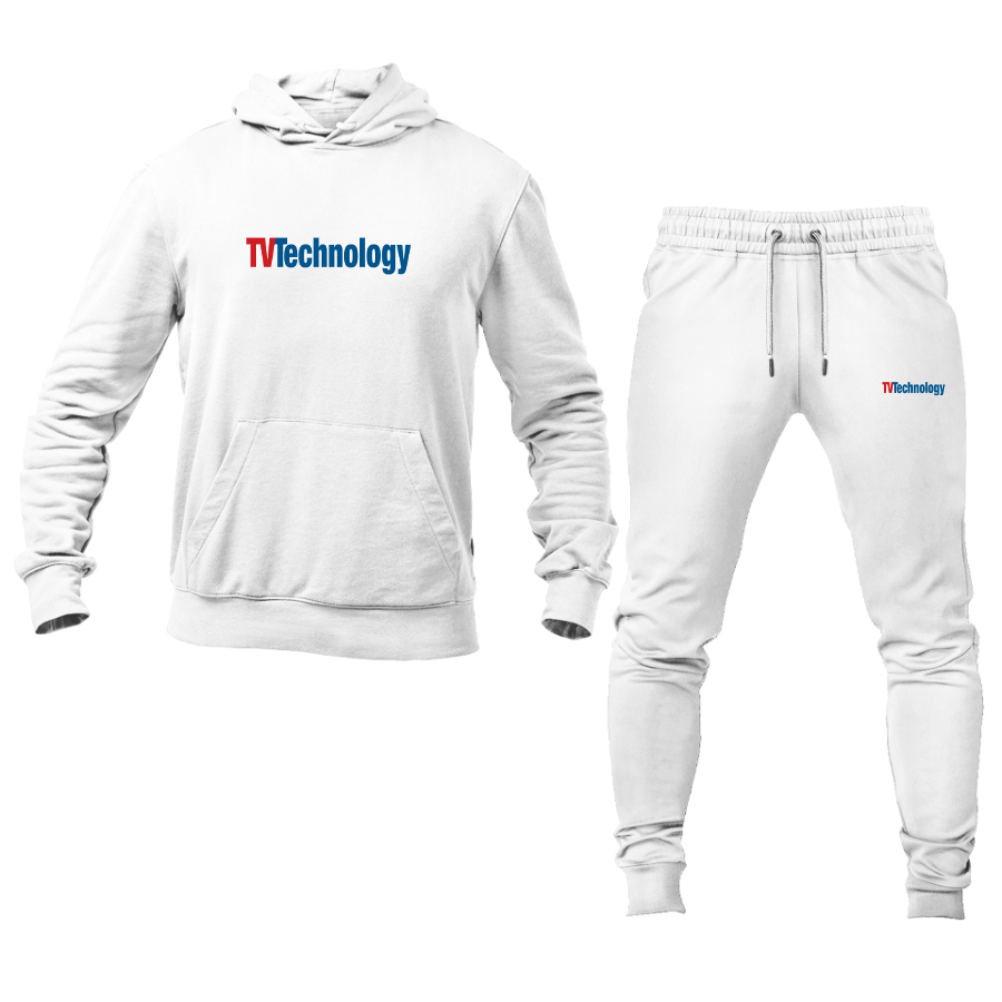 Men's TV Technology Logo Hoodie Joggers Set