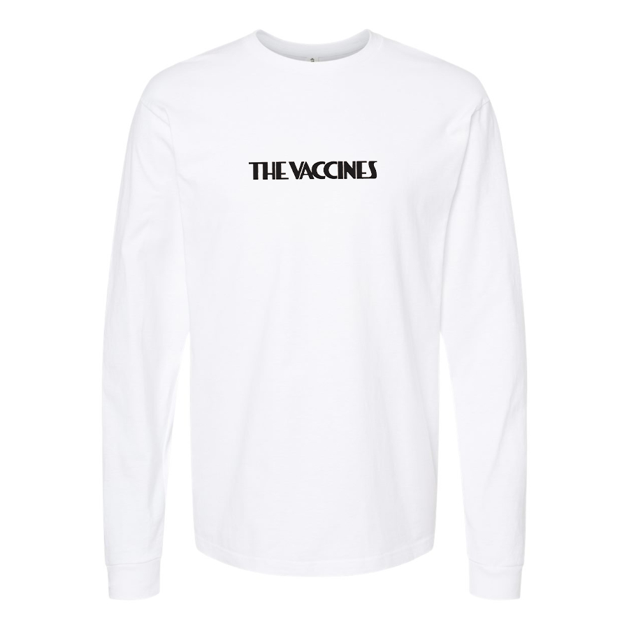 Men's The Vaccines Logo Cotton Long Sleeve T-Shirt
