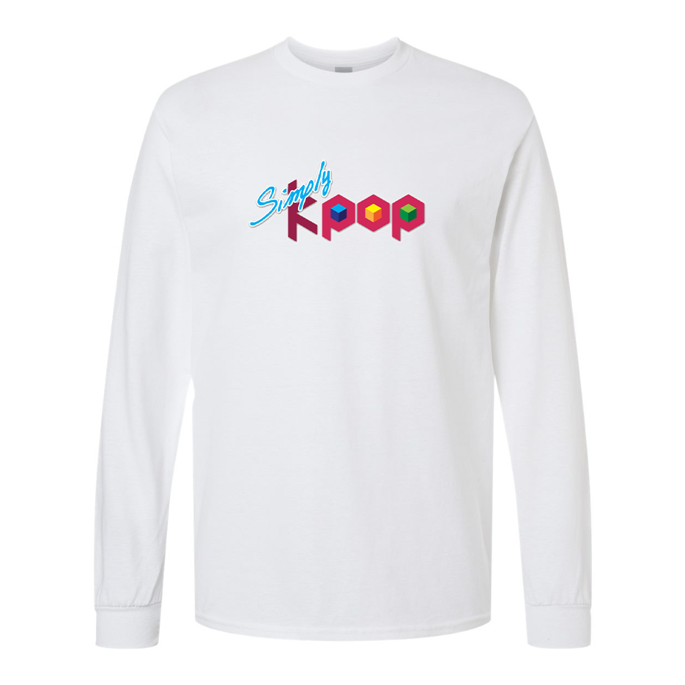 Men's  Simply Kpop  Gildan Heavy Cotton Long Sleeve T-Shirt