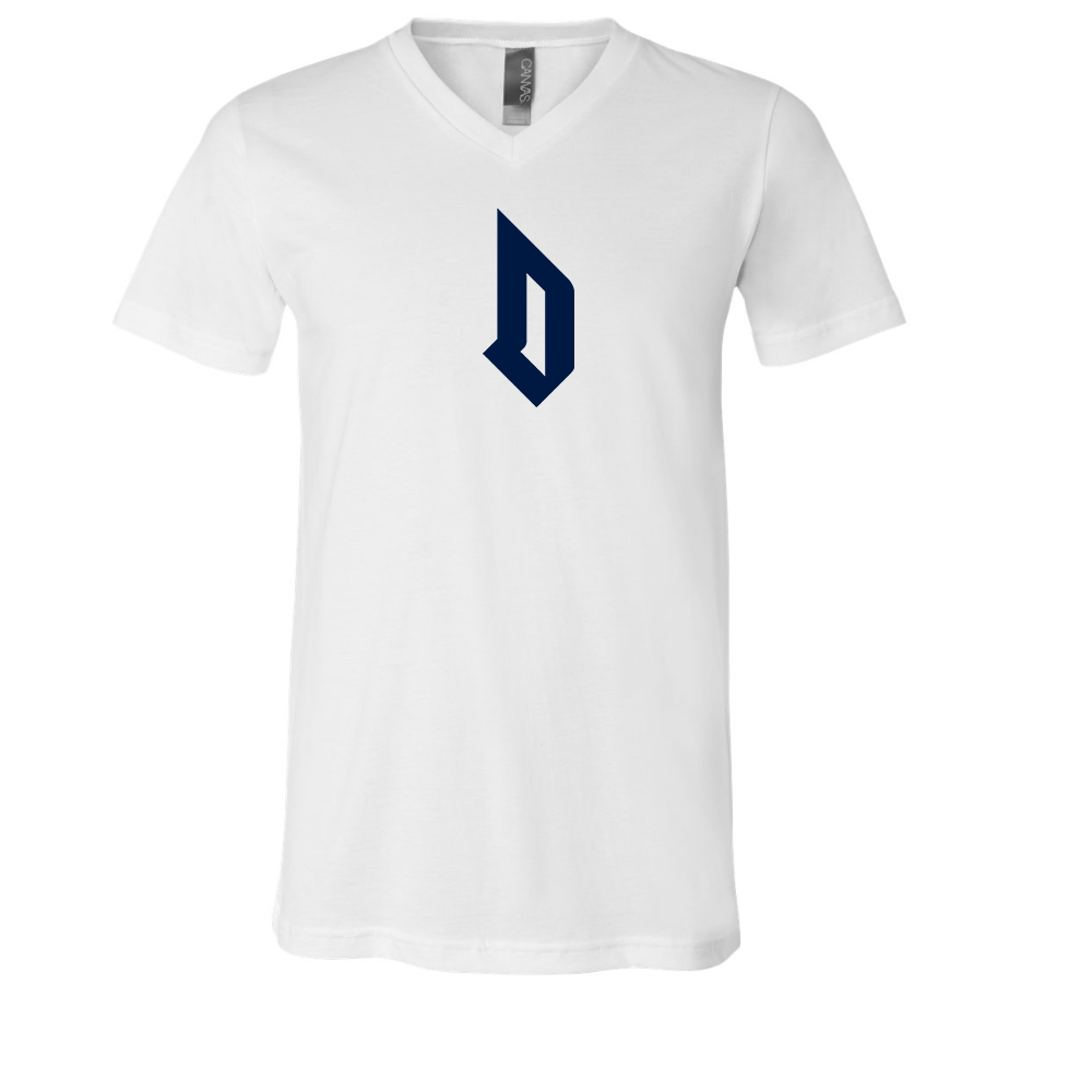 Duquesne Dukes BELLA  CANVAS - Jersey V-Neck T-Shirt