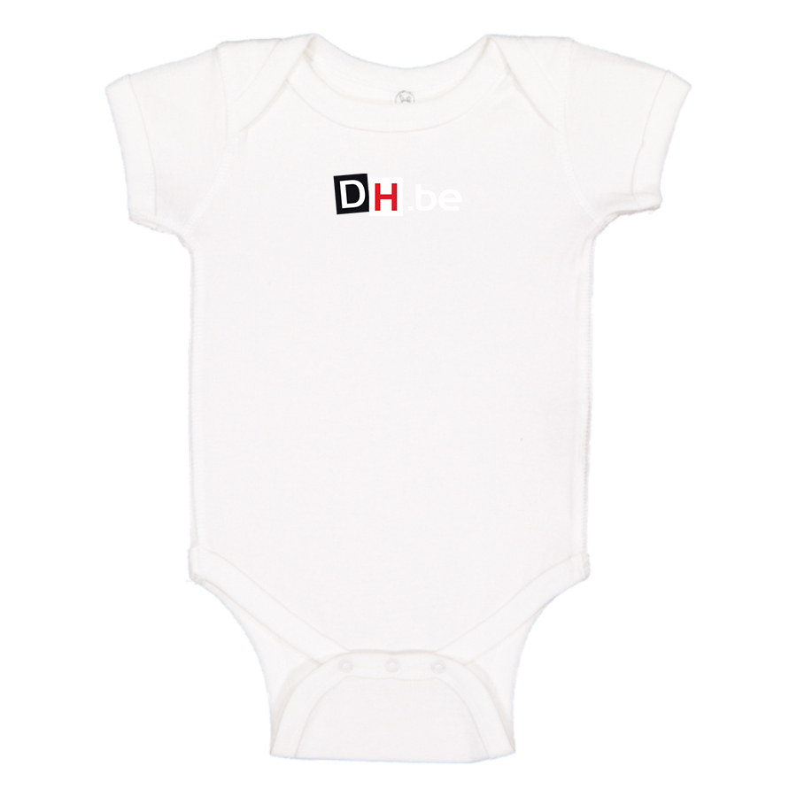 DH Derniere Heurev  Logo  Baby Onesie Romper