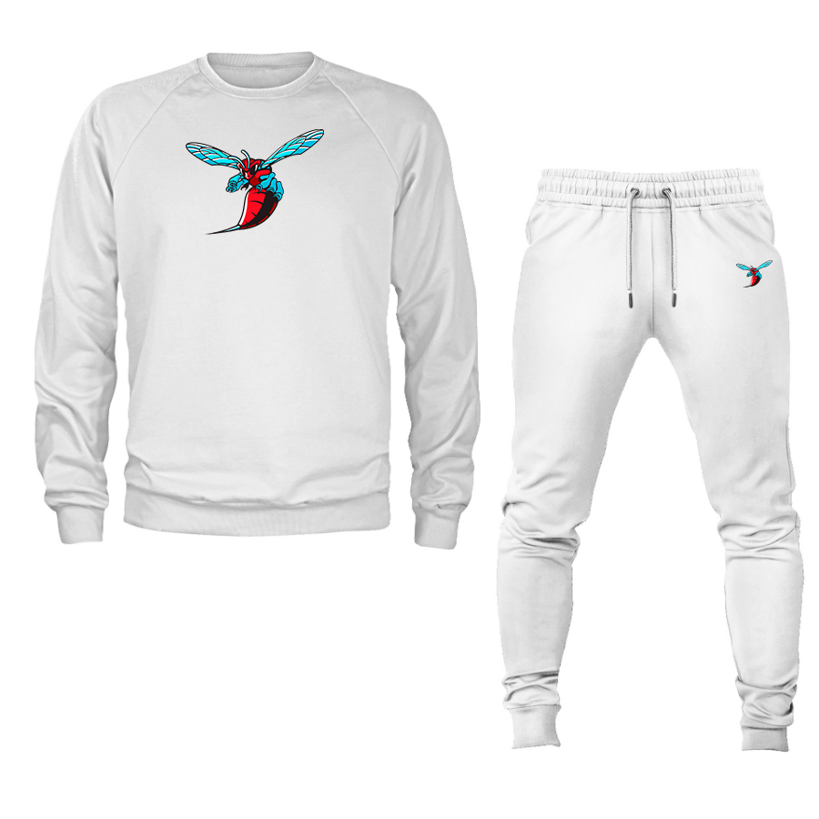 Men's  Delaware State Hornets Crewneck Sweatshirt Joggers Suit