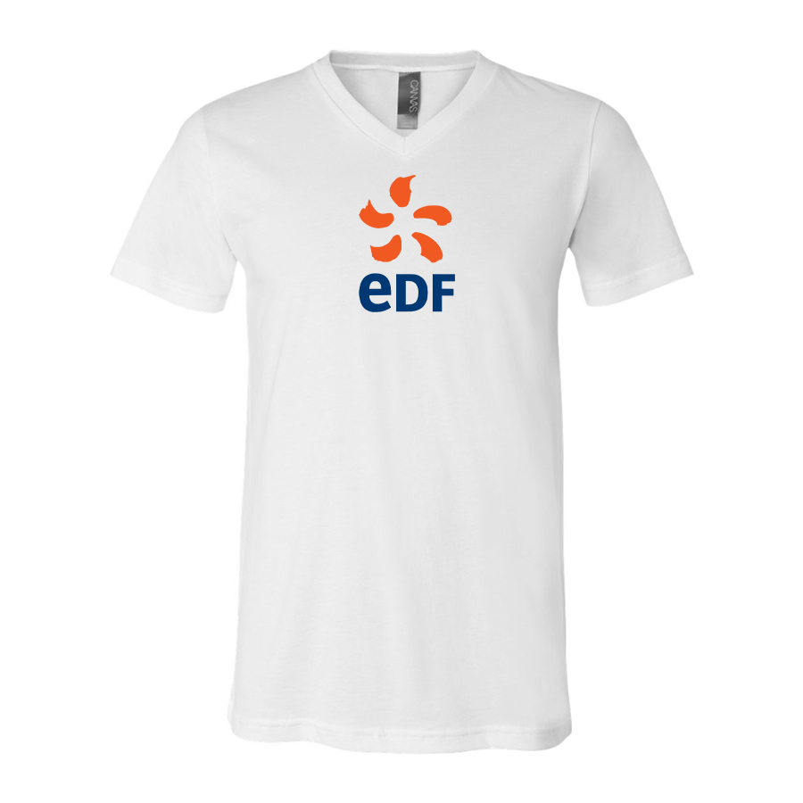 Edf BELLA  CANVAS - Jersey V-Neck T-Shirt