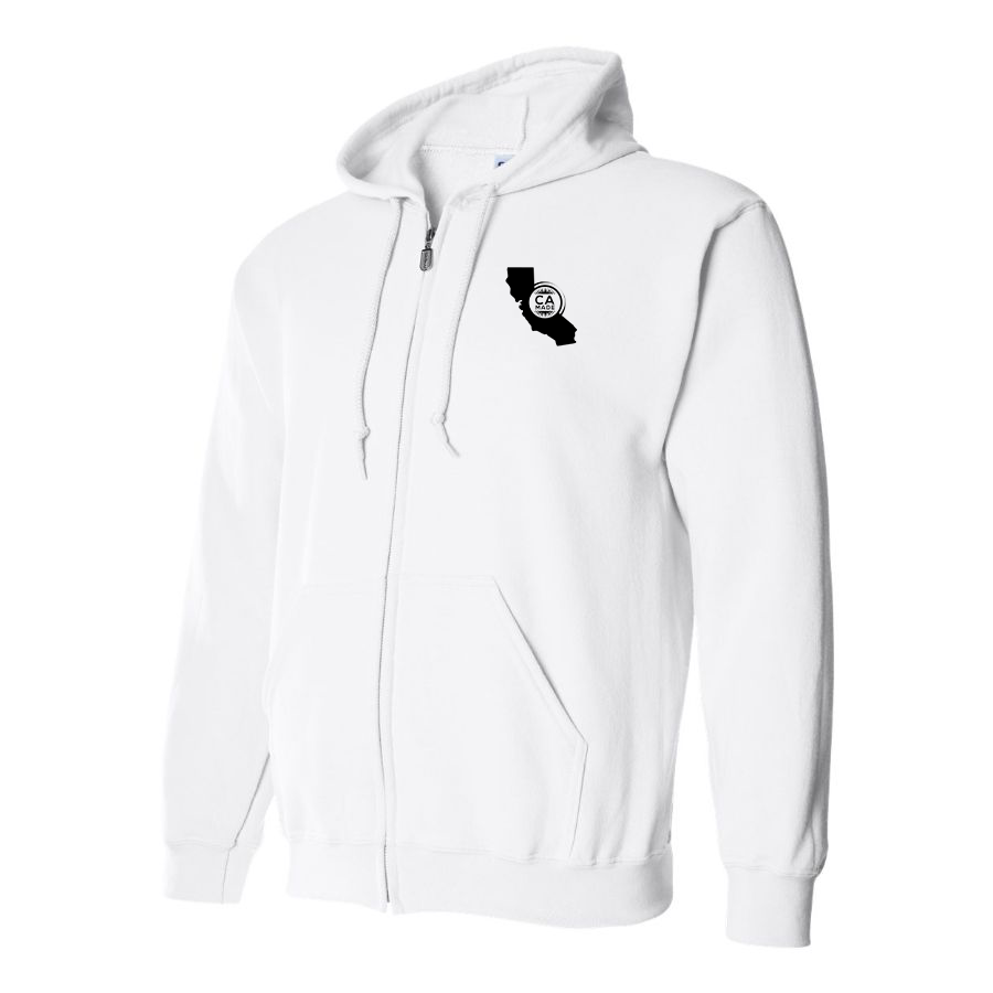 Men's California Made Logo Zipper Hoodie