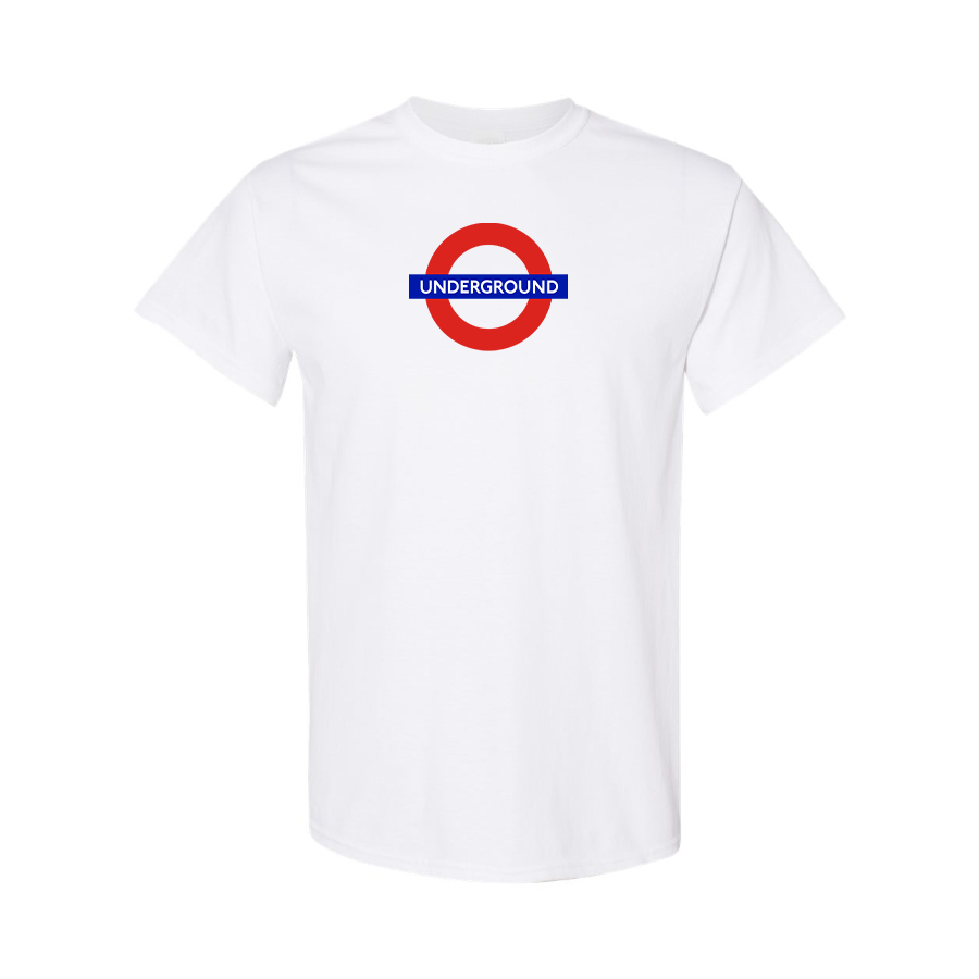 Men's London Tube Logo Cotton T-Shirt