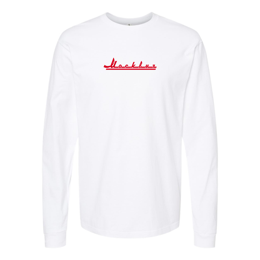 Men's Moskvitch Logo Cotton Long Sleeve T-Shirt