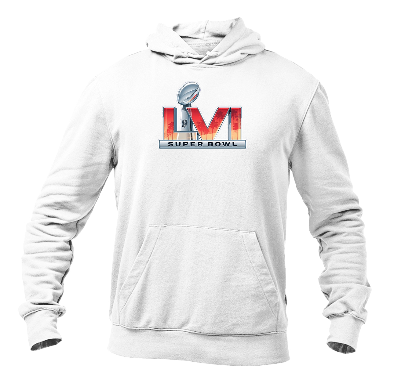 Men's Superbowl LVI Logo  Pullover Hoodie