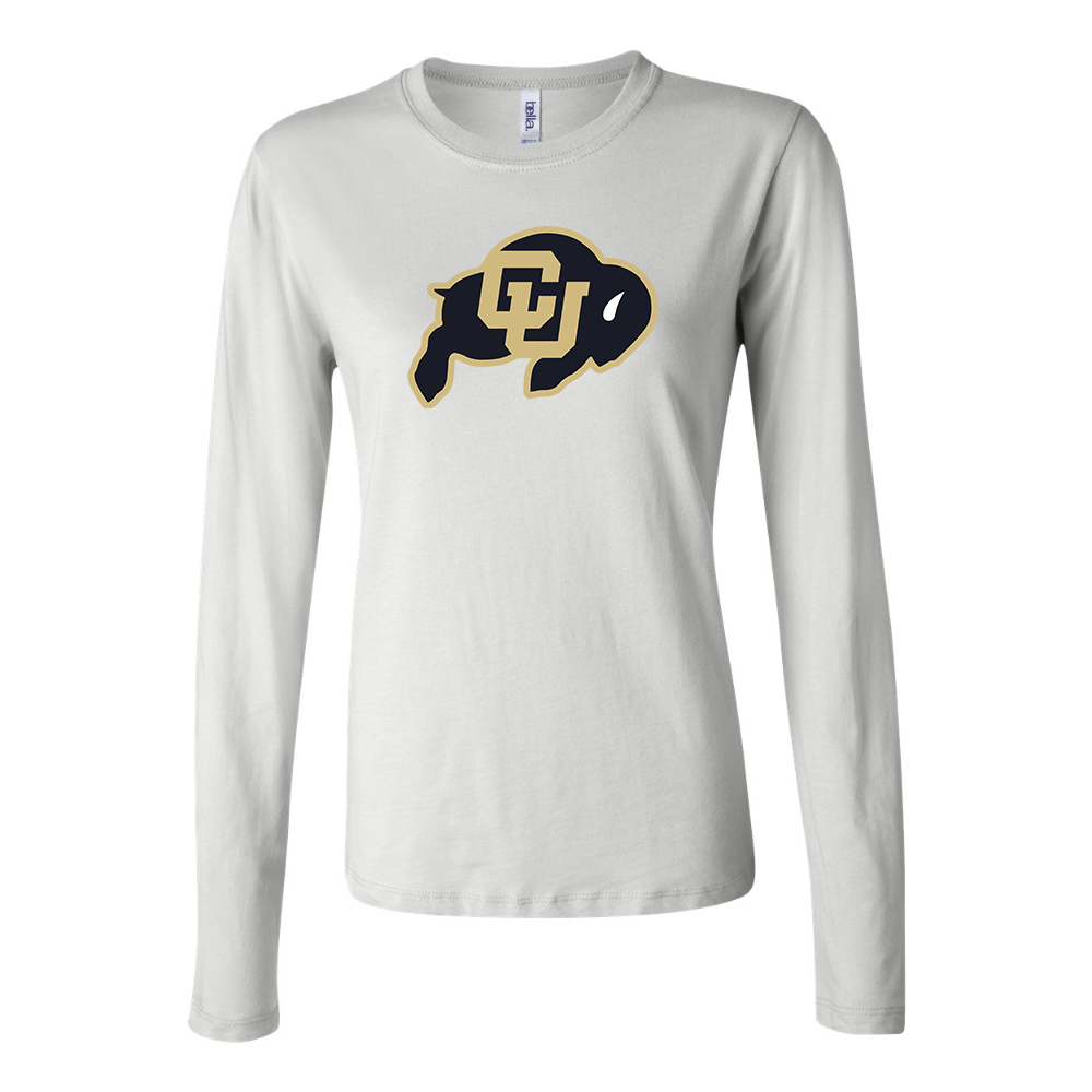 BELLA CANVAS  Colorado Buffaloes Jersey Long Sleeve Tee