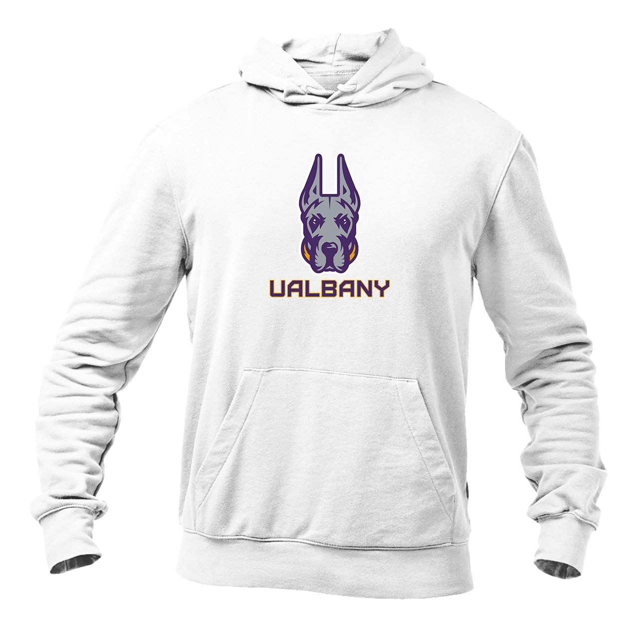 Men's Albany Great Danes Gildan  Heavy Blend Hooded Sweatshirt