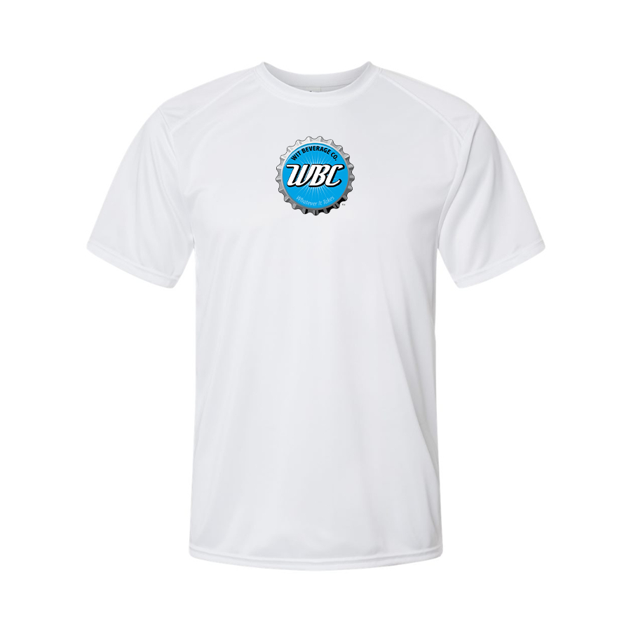 Men's Wit Beverage Company Logo Performance T-Shirt