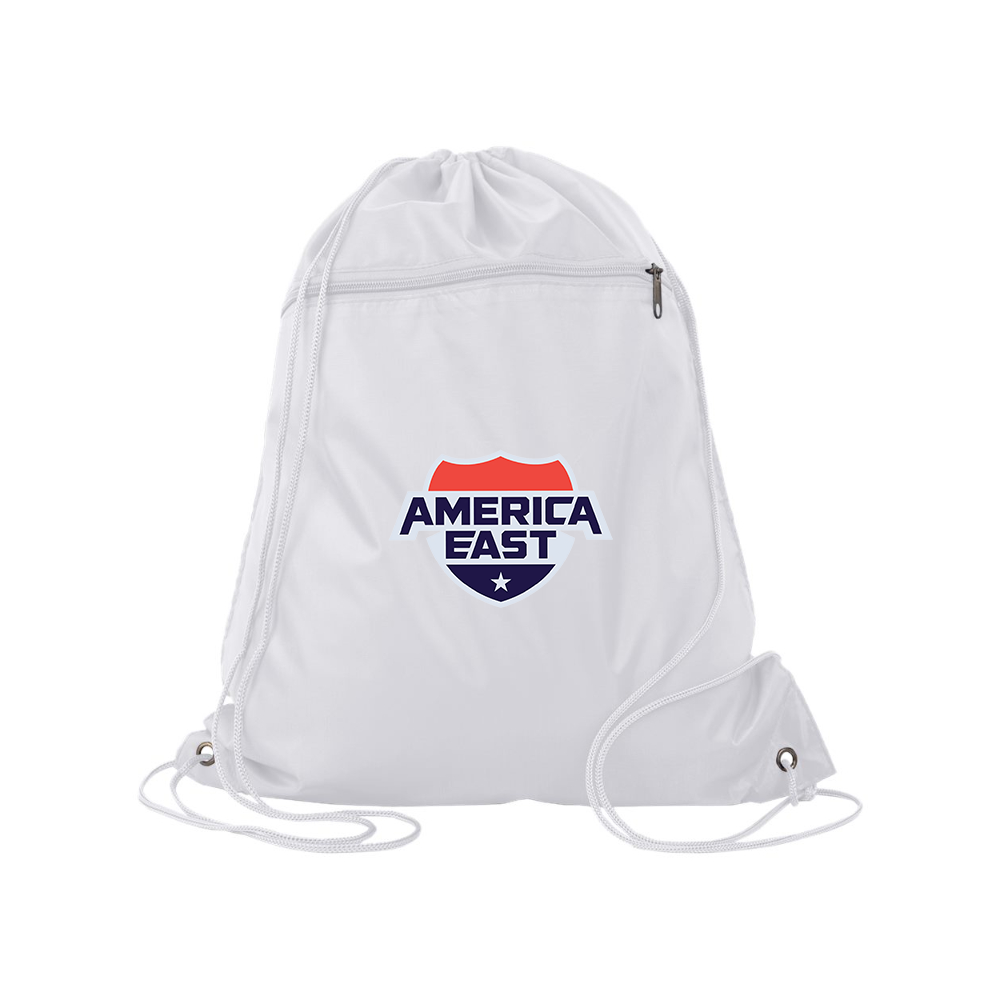 America East Conference Q-Tees - Polyester Cinchpack